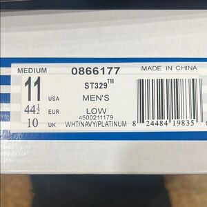 K-Swiss Men's Athletic Shoes - White, Navy, Platinum